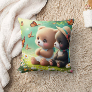 Cojín Decorativo Little Bears Daisies 4
