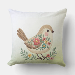 Cojín decorativo Little Bird Floral Gold
