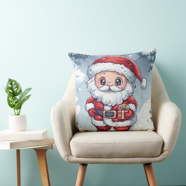 Cojín Decorativo Little Chibi Santa Claus (Silla)