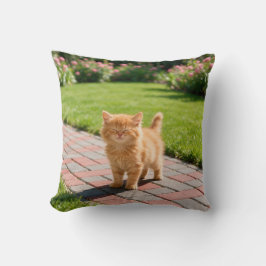 Cojín Decorativo Little cute orange cat