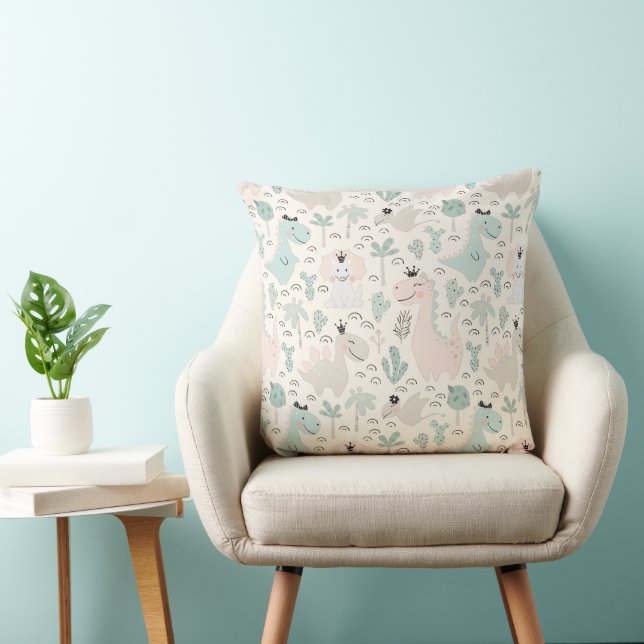 Cojín Decorativo Little Dino Delight (Silla)