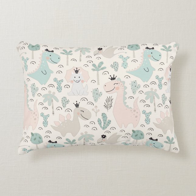 Cojín Decorativo Little Dino Delight (Anverso)