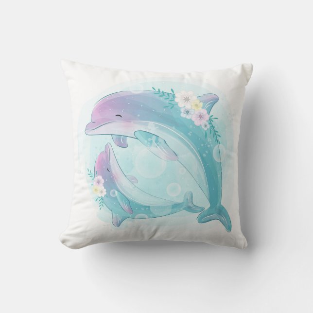 Cojín Decorativo Little Dolphin Cushion (Anverso)