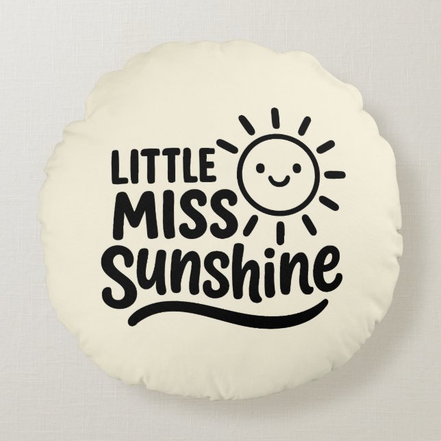 Cojín decorativo – Little Miss Sunshine (Anverso)