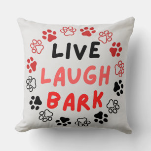 Cojín Decorativo Live laughk bark offwhite BG