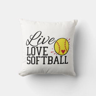 Cojín Decorativo Live Love Softbol