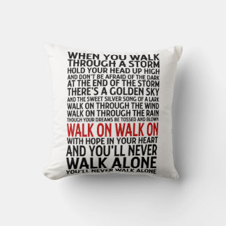 Cojín Decorativo Liverpool FC: Nunca caminarás solo Cushion