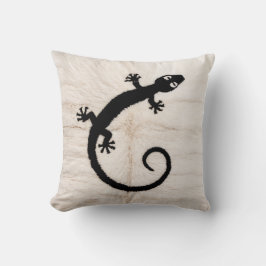 Cojín Decorativo Lizard decorativo Kilim Pillows en blanco y negro