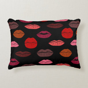 Cojín Decorativo Llabios coloridos sin patrón