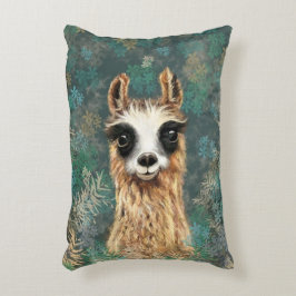 Cojín Decorativo Llama a bebé curiosa - dulce