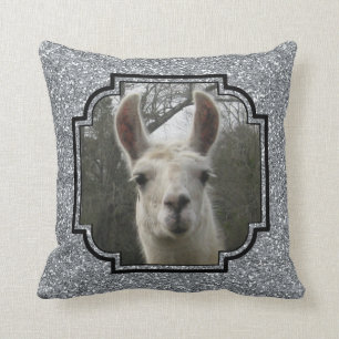 Cojín Decorativo Llama brillante en plata