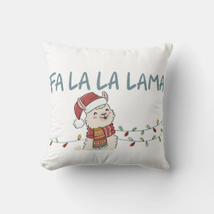 Cojín Decorativo Llama Festivo Adorable