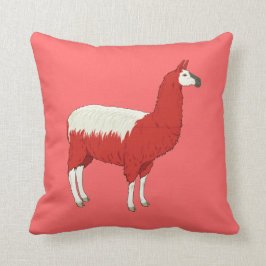 Cojín Decorativo Llama roja divertida