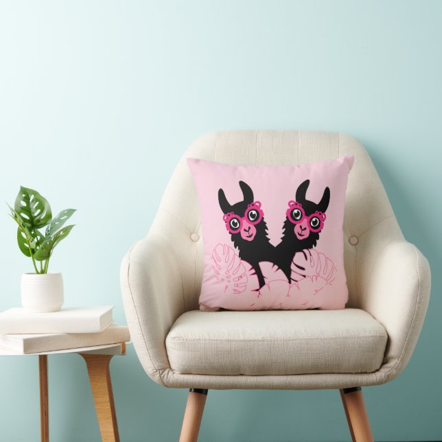 Cojín Decorativo Llama Sisters (Silla)