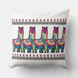 Cojín Decorativo Llama Tie Dye
