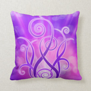 Cojín Decorativo Llama violeta/fuego violeta