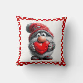 Cojín Decorativo "Llave de mi corazón" Gnomo caprichoso