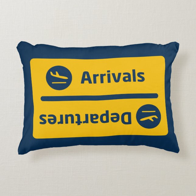 Cojín Decorativo Llegadas/salidas (Anverso)