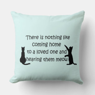 Cojín Decorativo Llegar a casa de un gato