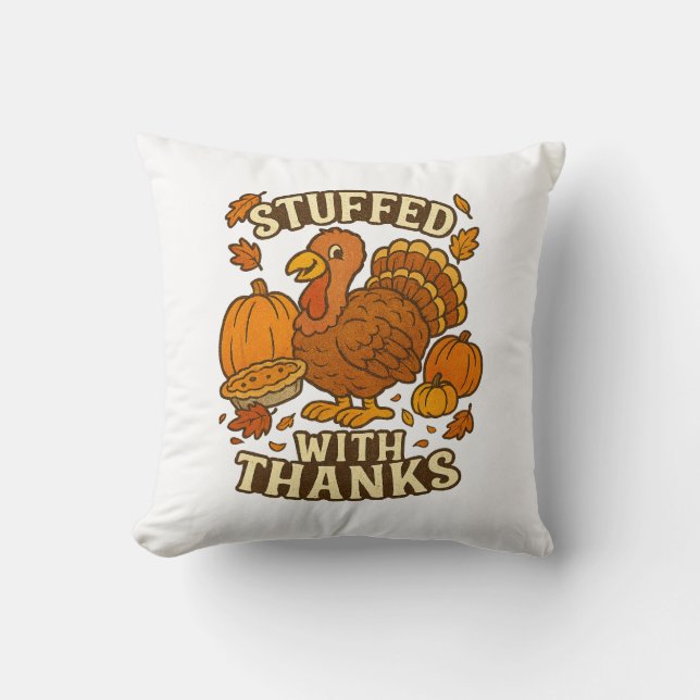 Cojín Decorativo Lleno De Agradecimientos (Anverso)