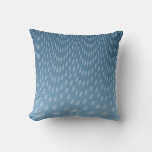 Cojín Decorativo Lluvia Azul Oscuro