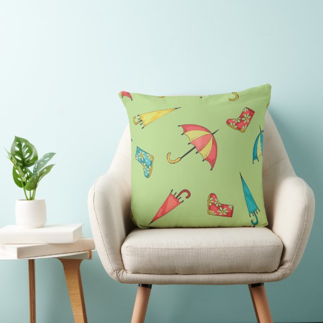 Cojín Decorativo Lluvia de primavera I (Silla)