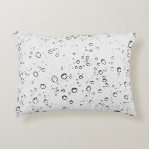 Cojín Decorativo Lluvia gotas lluviosas gotas húmedas