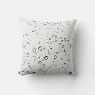 Cojín Decorativo Lluvia gotas lluviosas gotas húmedas