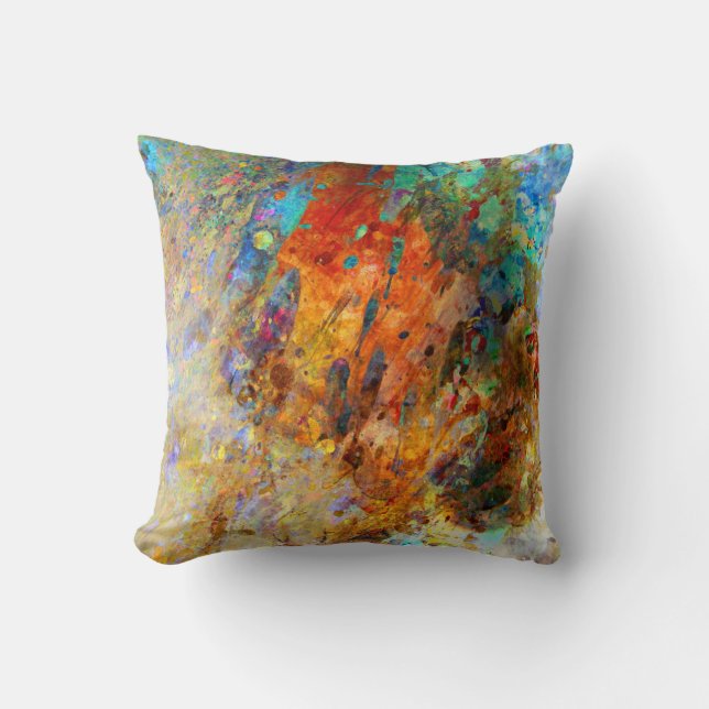 Cojín Decorativo Lluvia pintada (Anverso)