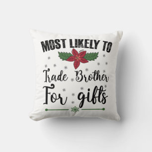 Cojín Decorativo Lo Más Probable Es Comerciar Con Hermanos Por Navi