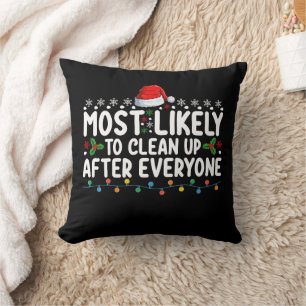 Cojín Decorativo Lo Más Probable Es Limpiar Después De Que Todos Lo