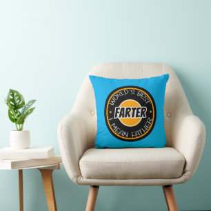 Cojín Decorativo Lo mejor del mundo, quiero decir padre