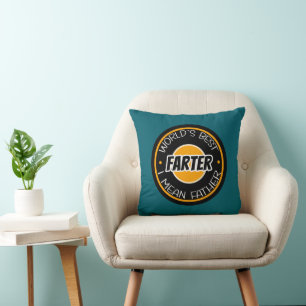 Cojín Decorativo Lo mejor del mundo, quiero decir padre