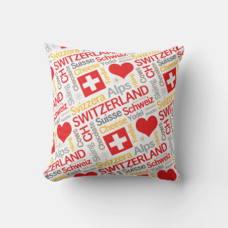 Cojín Decorativo Lo que amo de Suiza