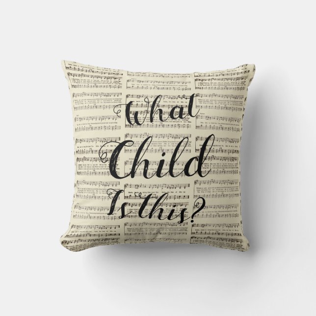 Cojín Decorativo Lo que el niño es esto (Anverso)