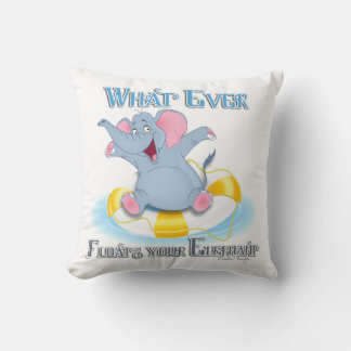 Cojín Decorativo Lo que sea que flote tu elefante
