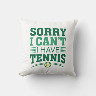 Cojín Decorativo Lo siento, no puedo tener tenis