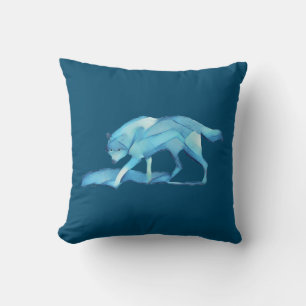 Cojín Decorativo Lobo azul
