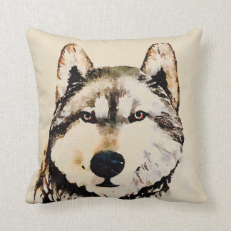 Cojín Decorativo Lobo de madera de la naturaleza