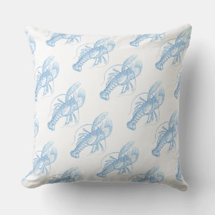 Cojín Decorativo Lobster azul