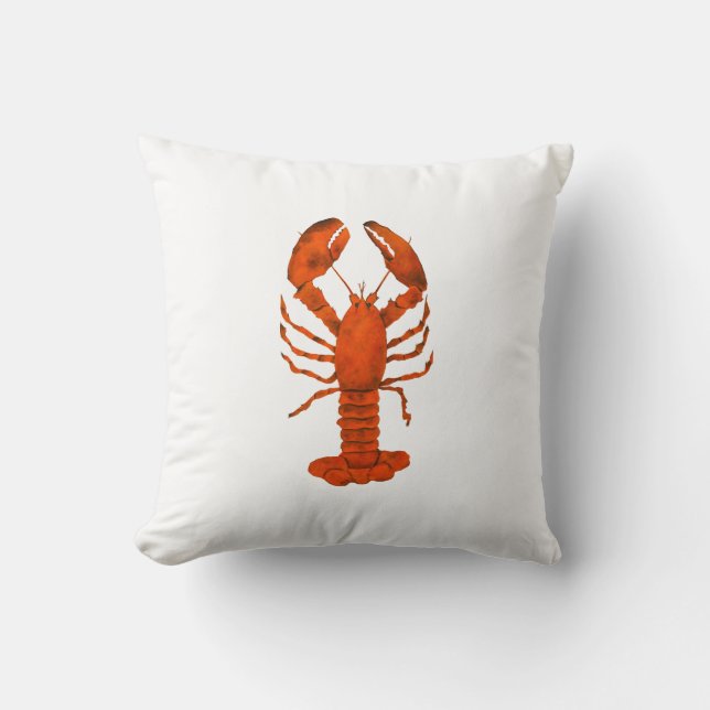 Cojín Decorativo Lobster Rojo (Anverso)