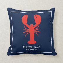 Lobster rojo masculino personalizado