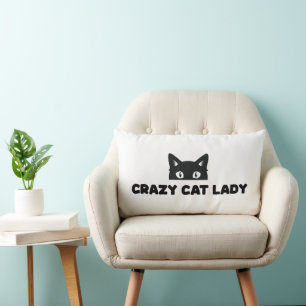 Cojín decorativo loco Cat Lady Lumbar