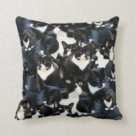 Cojín Decorativo Locura del gato del smoking