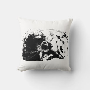 Cojín Decorativo Loft Calm - Perro y gato