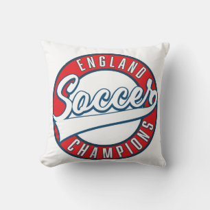 Cojín Decorativo logo de Campeones de Fútbol de Inglaterra