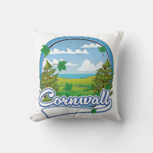 Cojín Decorativo Logo de Cornwall Travel