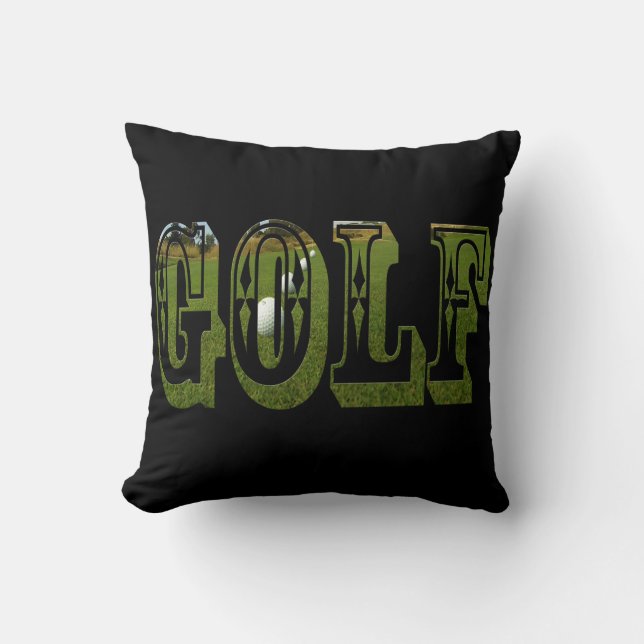 Cojín Decorativo Logo de Green Golf (Anverso)