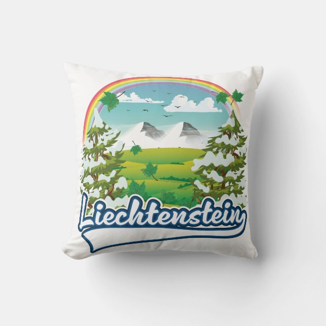 Cojín Decorativo Logo de Liechtenstein Travel (Anverso)