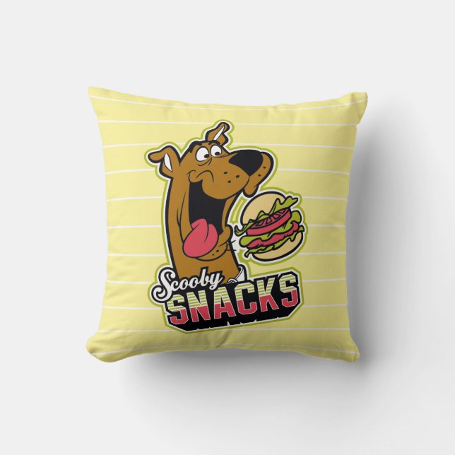 Cojín Decorativo Logo de Scooby-Doo "Snacks Scooby" (Anverso)